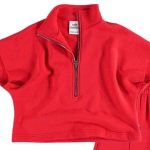 Good American pullover half-zip